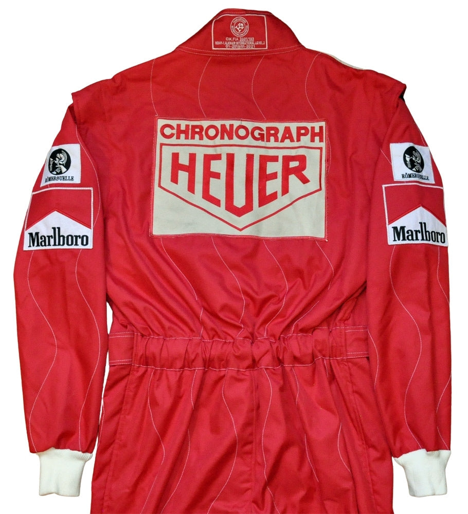 Niki Lauda SIGNED F1 FERRARI 1975 REPLICA Race SUIT