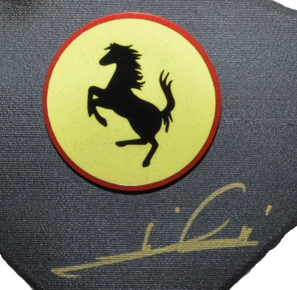 Mario Andretti Signed Replica 10 Inches Ferrari Steering Wheel