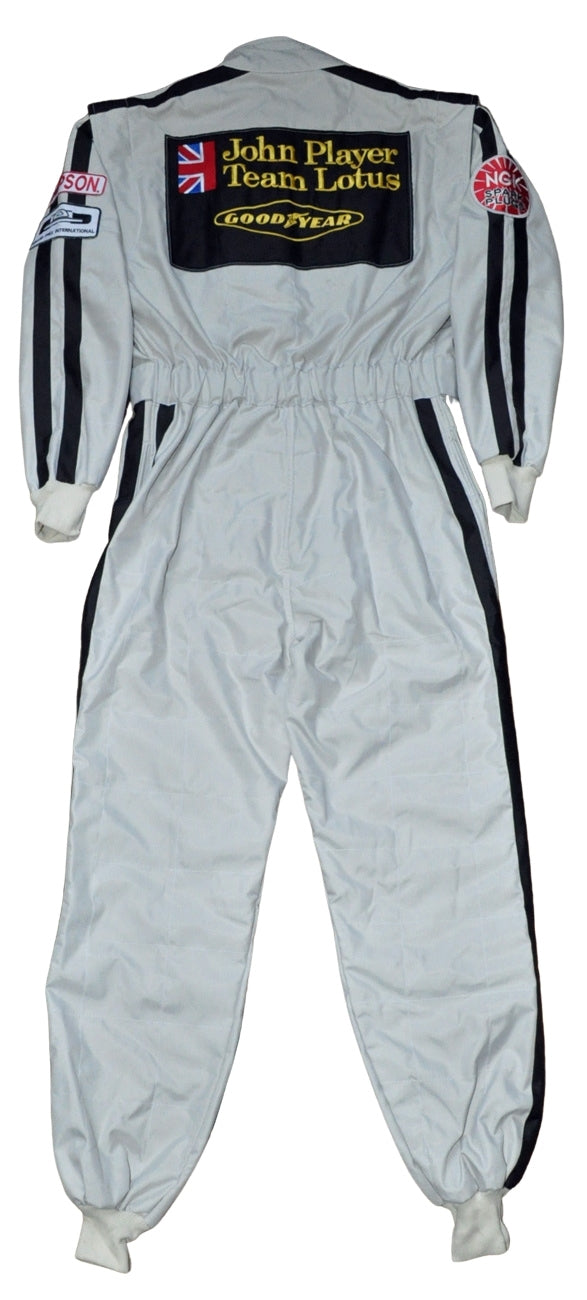 Mario Andretti SIGNED F1 Lotus 1978 REPLICA Race SUIT