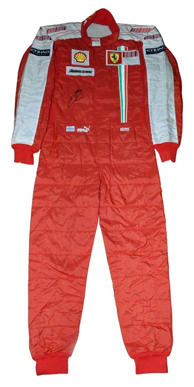 Kimi Raikkonen USED & SIGNED F1 Ferrari 2009 Race SUIT