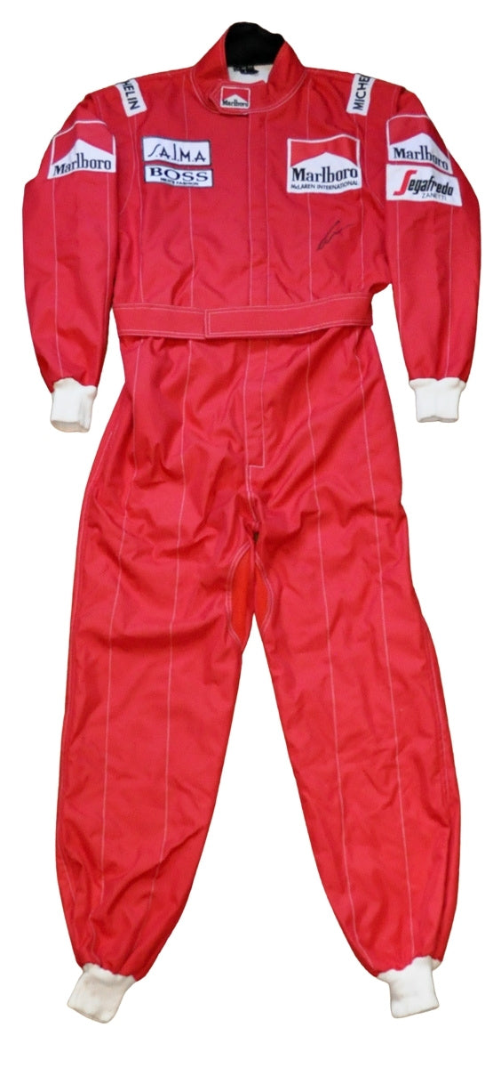 Niki Lauda SIGNED F1 McLaren 1984 REPLICA Race SUIT