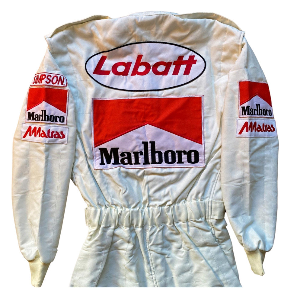 Gilles Villeneuve SIGNED Ferrari 1980 F1 REPLICA Race SUIT