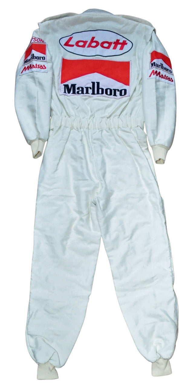 Gilles Villeneuve SIGNED Ferrari 1980 F1 REPLICA Race SUIT