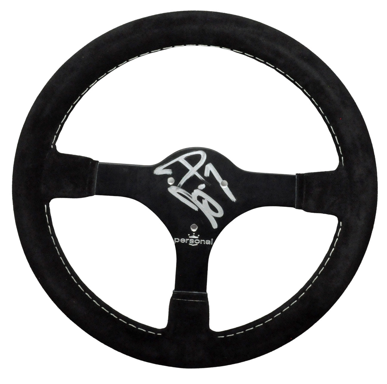 Ayrton Senna Signed Personal F1 Steering Wheel