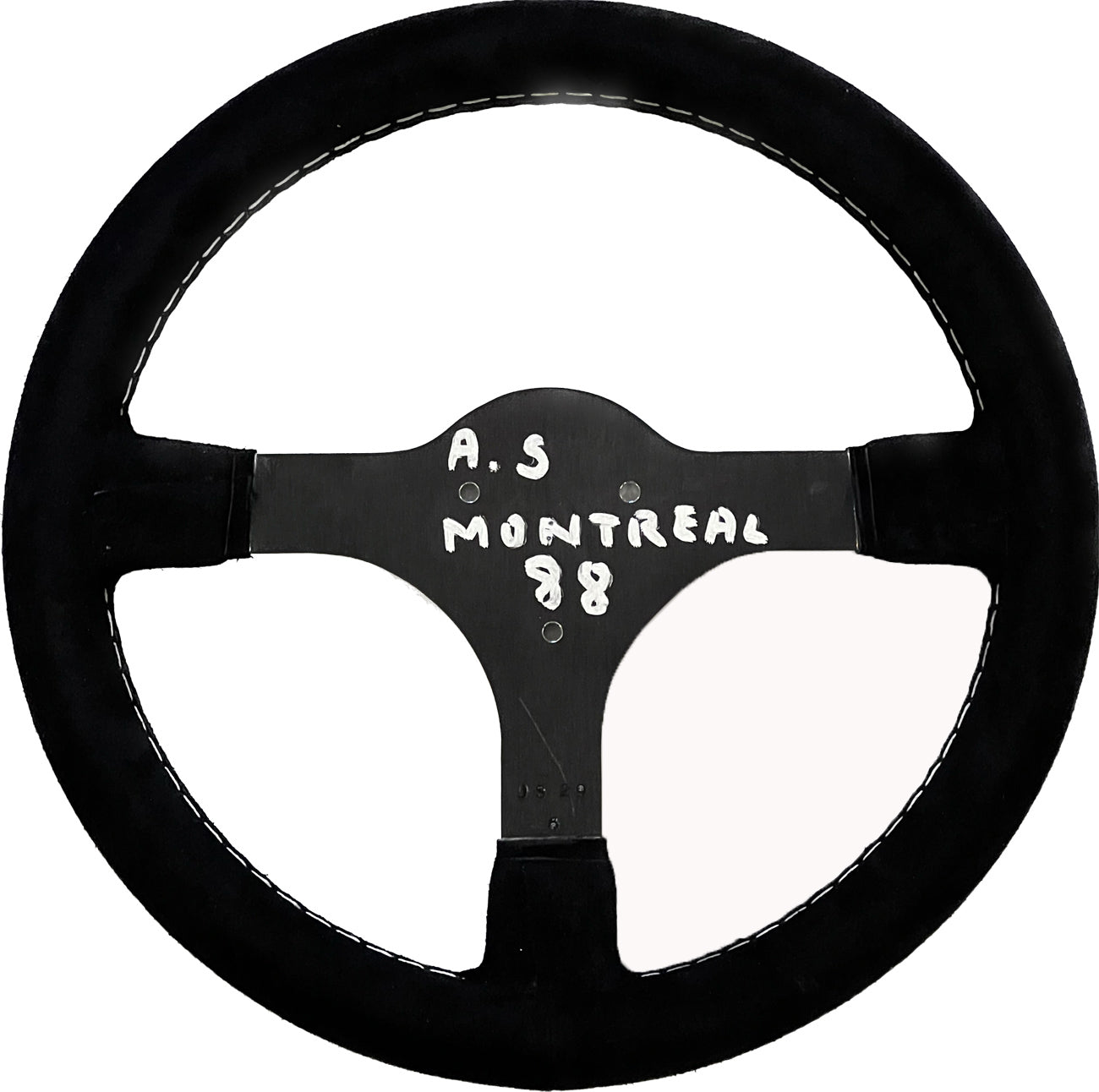 Ayrton Senna Signed Personal F1 Steering Wheel
