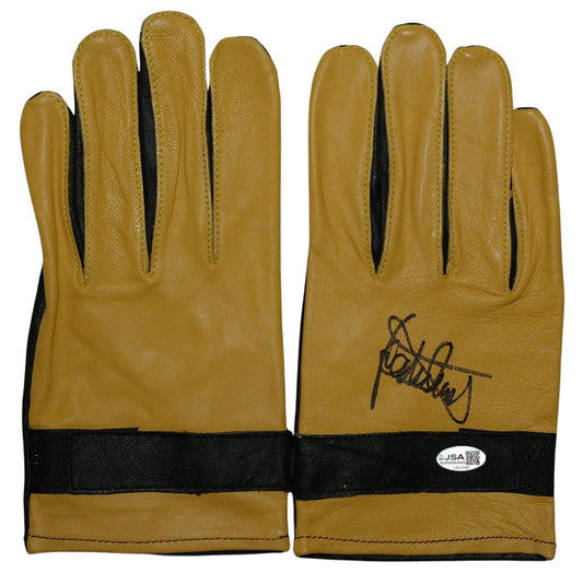 Jackie Stewart Signed Vintage Racing Gloves Pair – Authentic Formula 1 Memorabilia