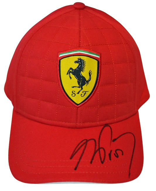 Alain Prost Signed F1 Scuderia Ferrari Classic Cap – Authentic Formula 1 Memorabilia