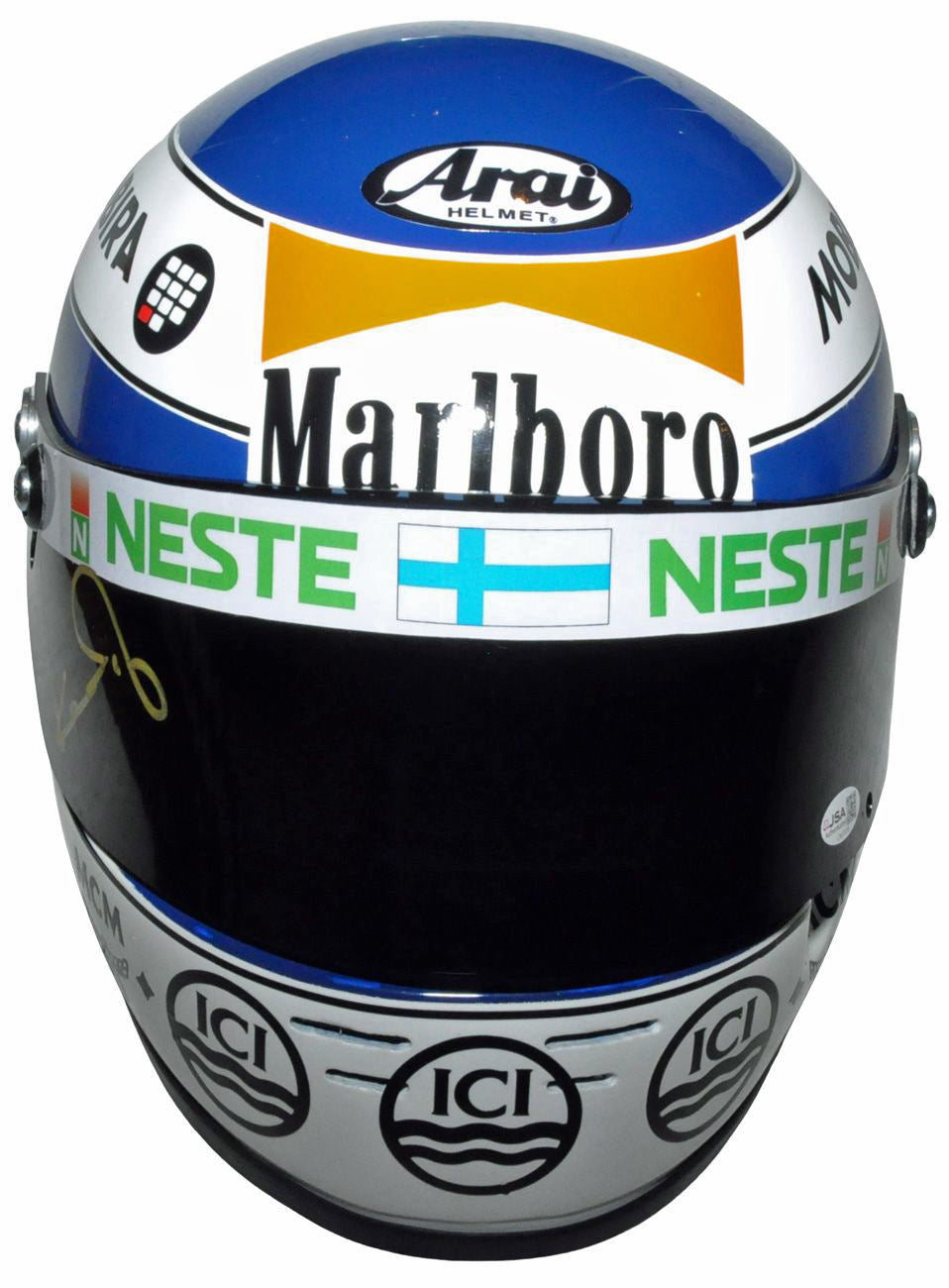 Keke Rosberg Signed F1 Williams 1982 Full Scale Replica Helmet
