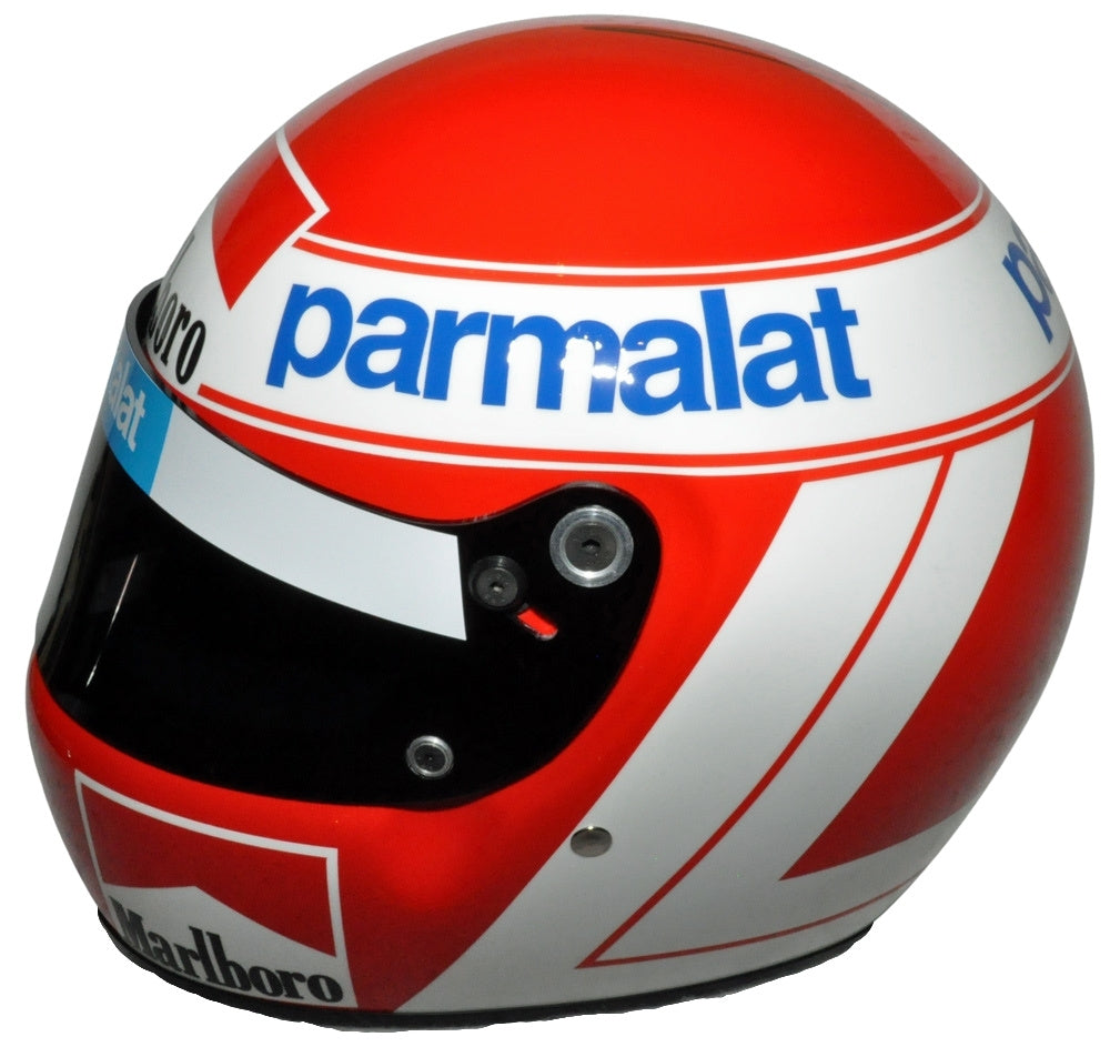 Niki Lauda Signed F1 McLaren 1984 Full Scale Replica Helmet