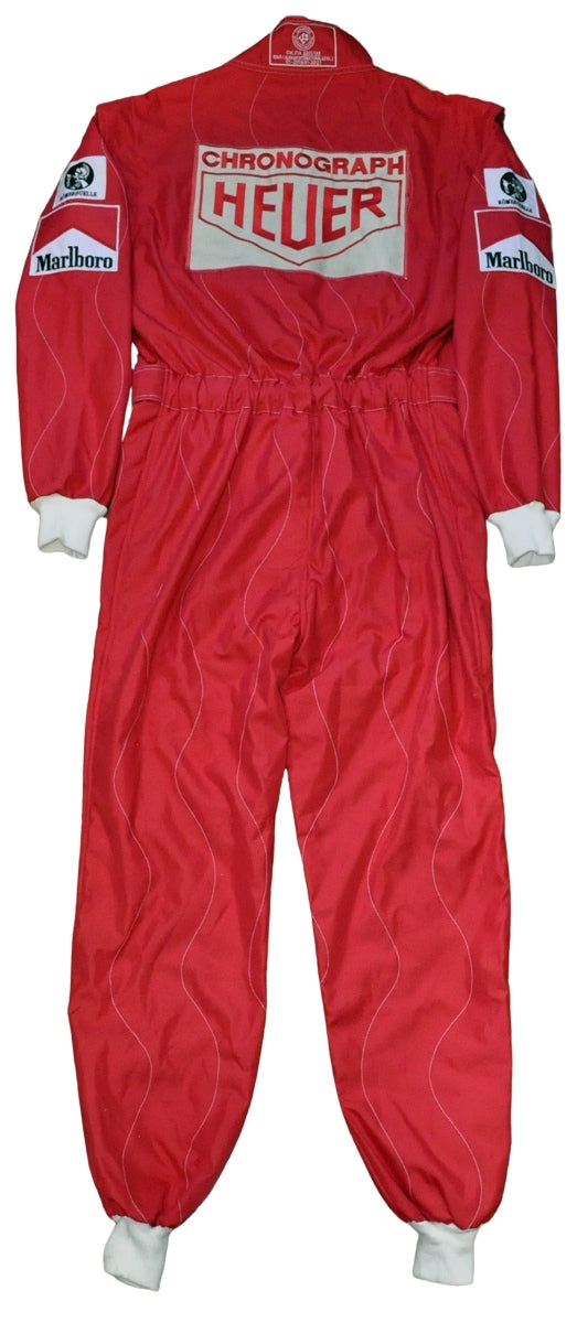 Niki Lauda SIGNED F1 FERRARI 1975 REPLICA Race SUIT