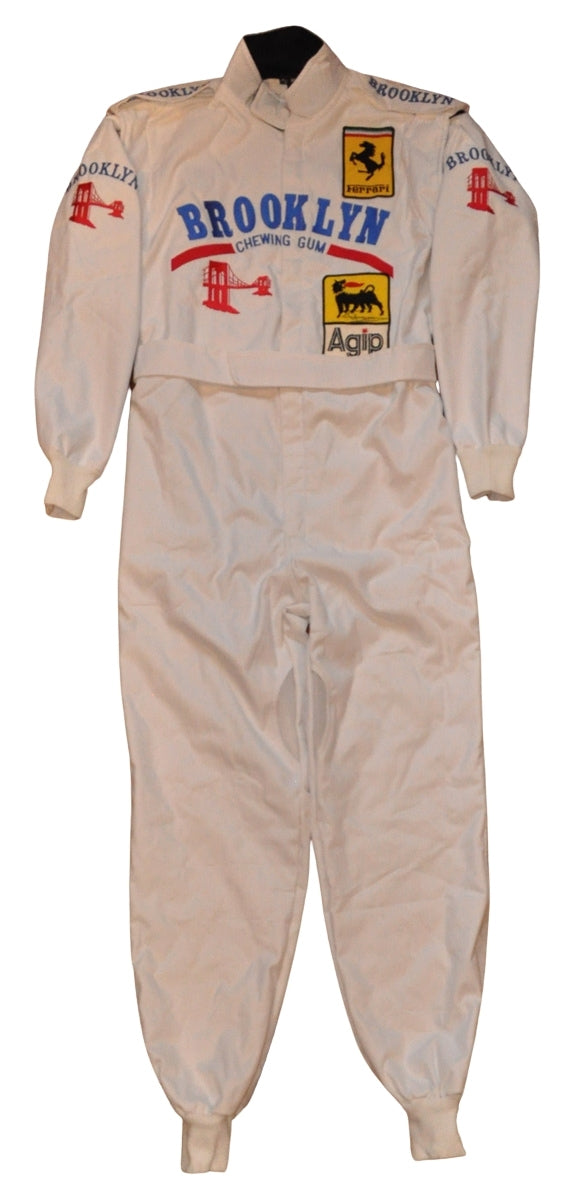 Jody Scheckter SIGNED F1 Ferrari 1979 REPLICA Race SUIT