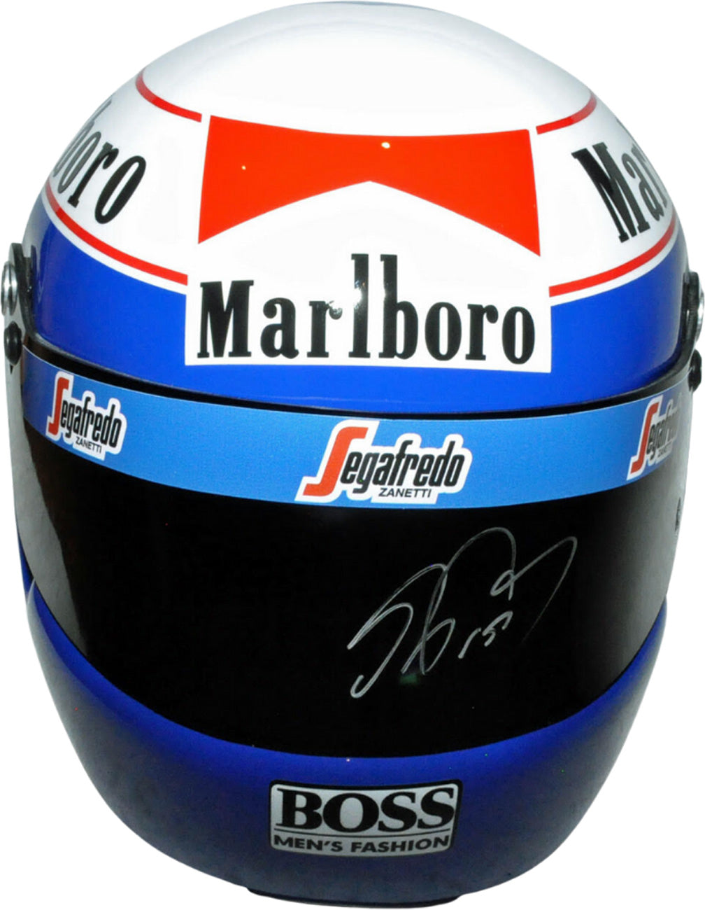 Alain Prost Signed F1 McLaren 1989 Full Scale Replica Helmet