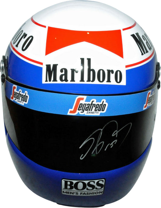 Alain Prost Signed F1 McLaren 1989 Full Scale Replica Helmet