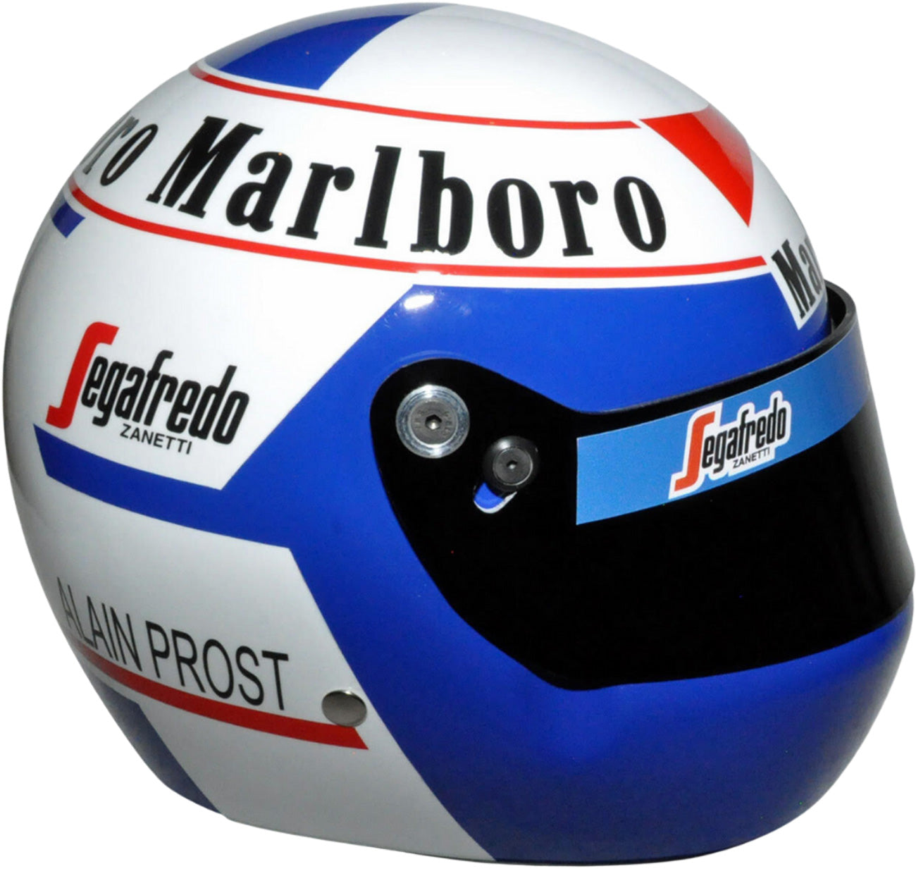 Alain Prost Signed F1 McLaren 1989 Full Scale Replica Helmet
