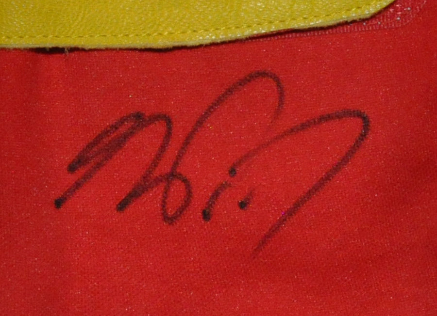 Alain Prost Signed 19X23 Inches 1990 Replica Gloves Montage Frame