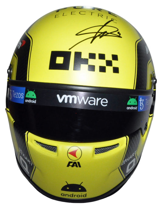 Lando Norris Signed F1 McLaren 2023 Full Scale Replica Helmet
