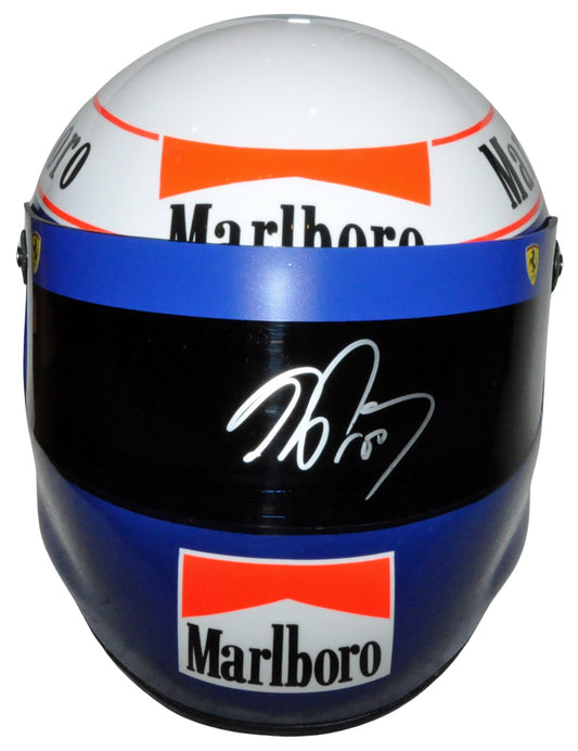 Alain Prost Signed F1 Ferrari 1991 Full Scale Replica Helmet