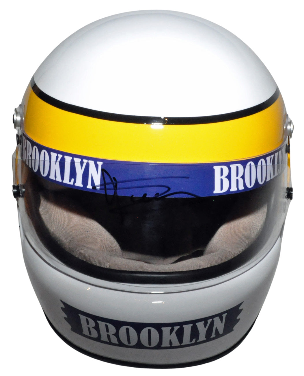 Jody Scheckter Signed F1 Ferrari 1979 Full Scale Replica Helmet
