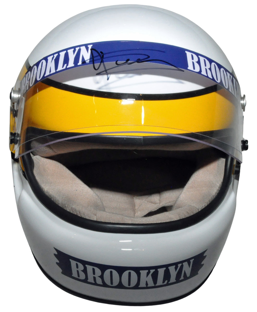 Jody Scheckter Signed F1 Ferrari 1979 Full Scale Replica Helmet