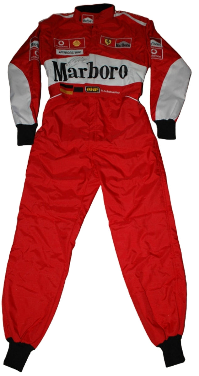 Michael Schumacher SIGNED Ferrari 2004 F1 REPLICA Race SUIT