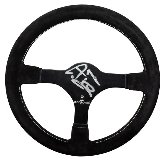 Ayrton Senna Signed Personal F1 Steering Wheel