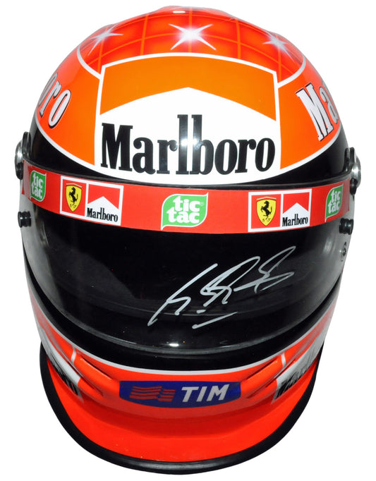Michael Schumacher Signed F1 Ferrari 2000 Full Scale Replica Helmet - Sold